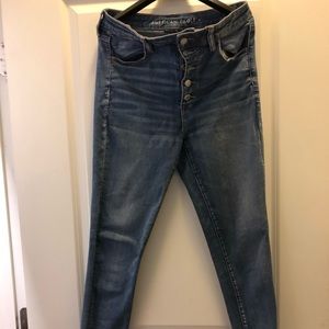 High rise jeans